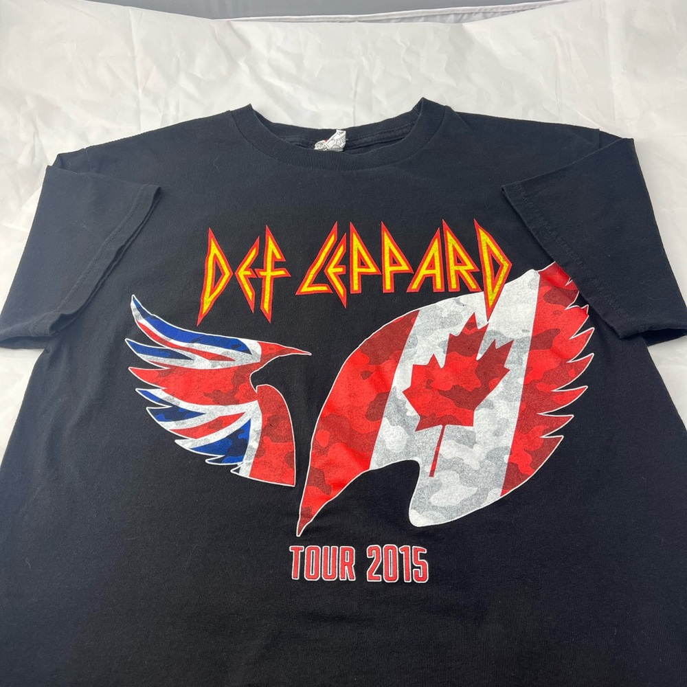 2015 Def Leppard Canadian Tour Tee Meduim